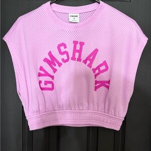 Gymshark Pink Mesh Crop Top